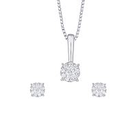 diamond pendant set